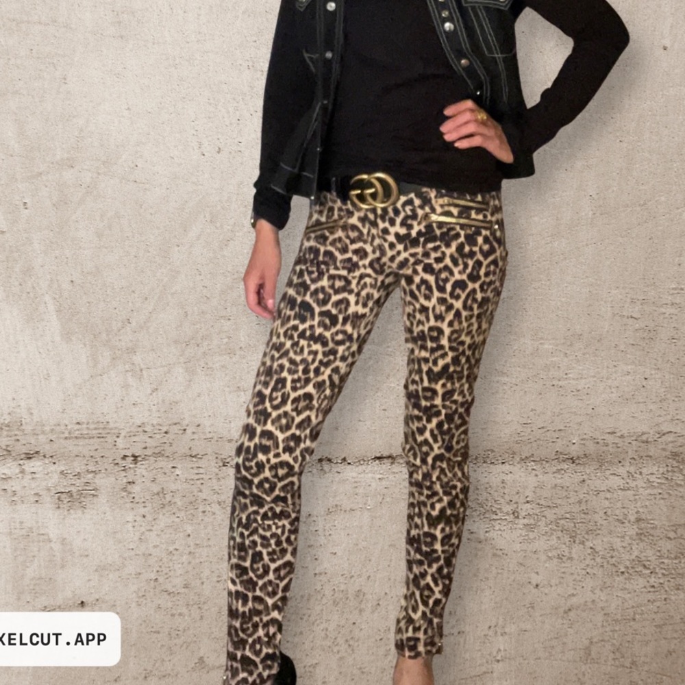 Juicy Couture animal print pants